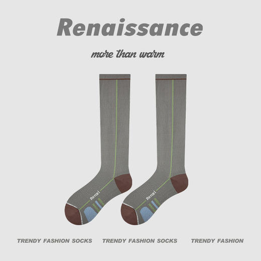 【专业运动，压力防滑袜！】Renaissance运动压力小腿袜 压缩健身跑步跳绳 瑜伽普拉提羽毛球袜-QQ 商品图8