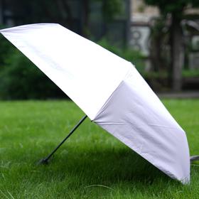 冰川美人 超清凉蓝胶遮光防紫外线 自开收三折伞