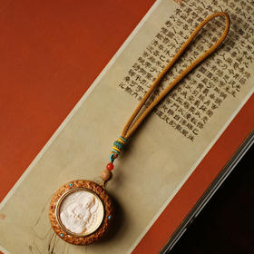 【青山特惠】老山檀香 | 观音 · 运转乾坤  挂件  s43