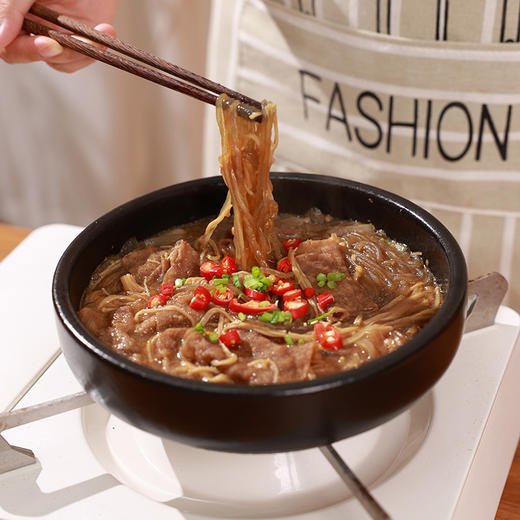 【米村拌饭石锅】陶煲王延边石锅小砂锅家用耐高温商用陶瓷韩式米线碗 商品图0