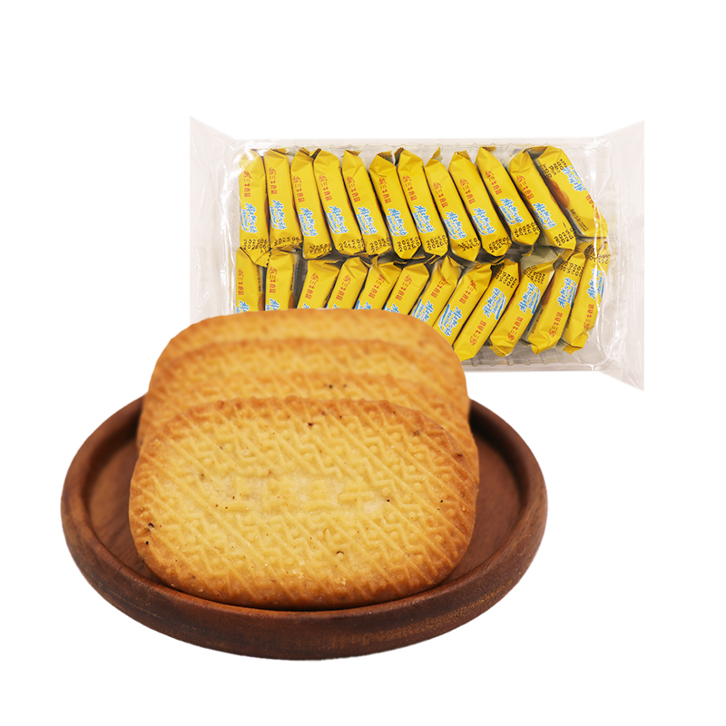 椒然心动饼干500g×2 办公室零食休闲饼干 独立小包装