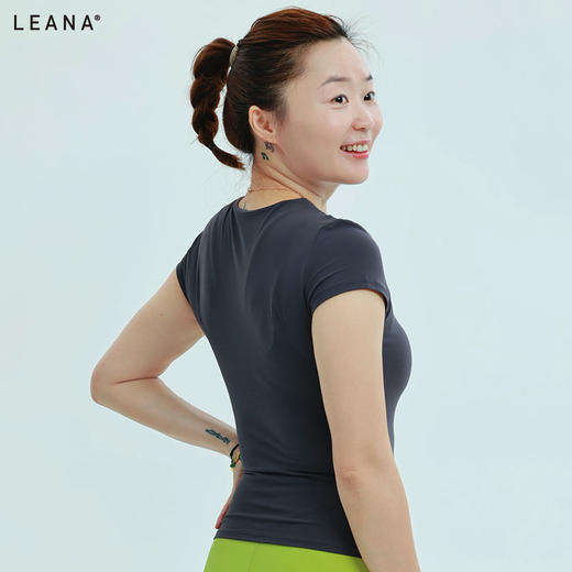 LEANA丽娜短袖休闲运动舒适短袖不含胸垫LN42008 商品图3