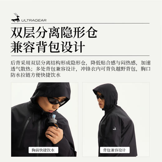 优极UG 山隐-隐形仓全能越野跑冲锋衣 商品图5