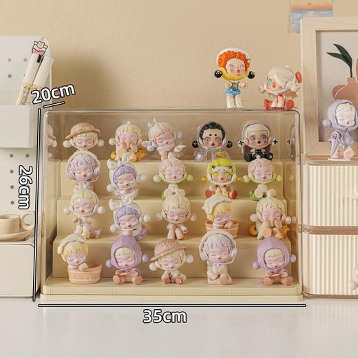 【盲盒收纳展示架，透明亚克力材质！】盲盒收纳展示架 乐高手办娃娃透明摆柜 防尘亚克力泡泡玛特展示盒子-QQ 商品图4