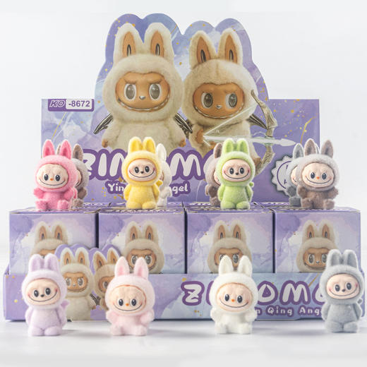 一布难求❗️拉布布小萌粒植绒手办盲盒 商品图11