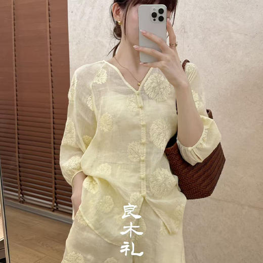 【预售7天】良木礼苎麻套装（8535） 商品图2