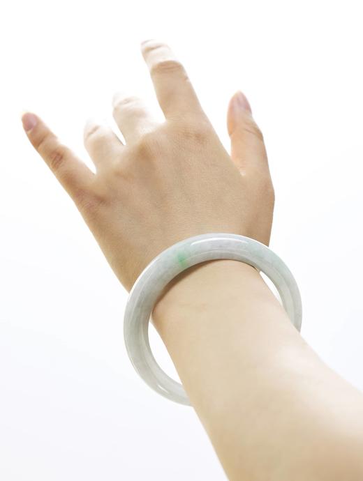 伽罗JALO A货翡翠手镯SGE07170 商品图2