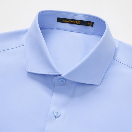 【弹力莫代尔】罗蒙春秋高品质温莎领长袖衬衫男士商务通勤职业正装纯色衬衣男 商品图8
