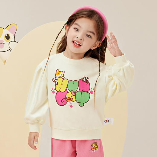 B.Duck小黄鸭童装春秋卫衣90-130 FF3508072 商品图2