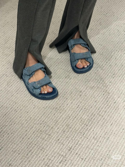 香奶奶真皮凉鞋拖鞋52003 商品图2