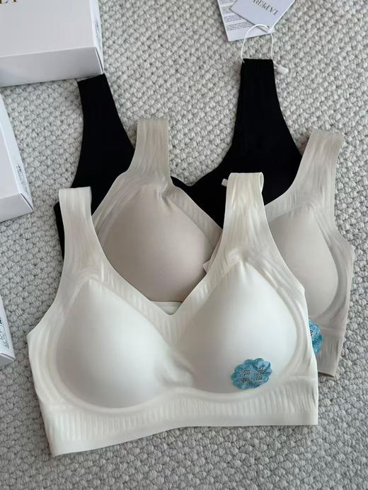 【Laperla】夏季薄款果冻条无痕光面乳胶文胸内衣 商品图5