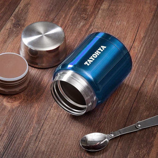 【多样屋专柜】多样屋风尚焖烧杯-红 350ml 不锈钢真空焖烧杯儿童学生便当饭盒保温壶粥桶  商品图1