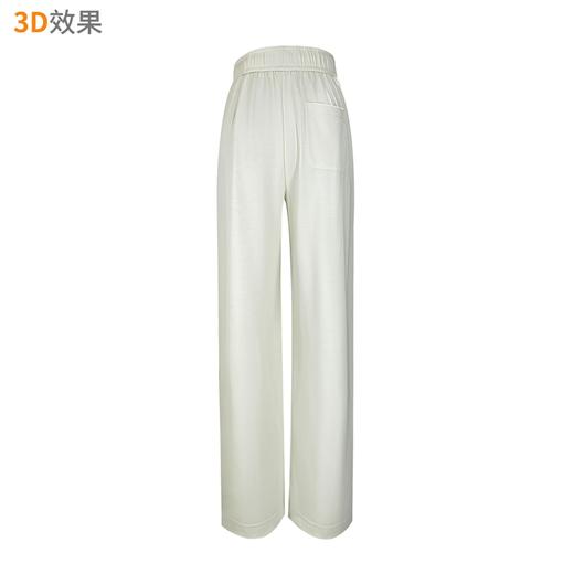 女裤春夏季韩版松紧腰莫代尔感直筒拖地裤   AC-5K7271 商品图1
