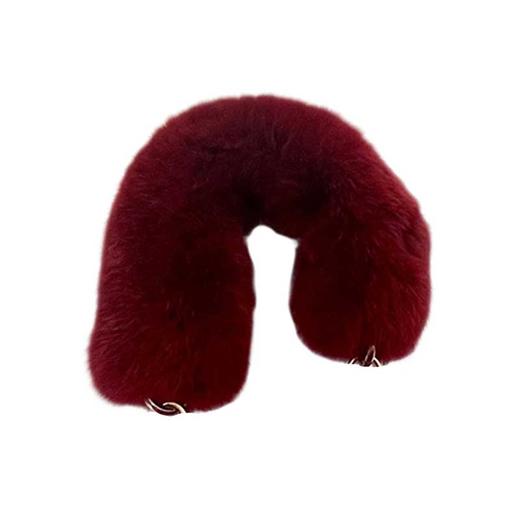 熙上CICICHEUNG “配饰系列”獭毛（酒红色） 商品图0