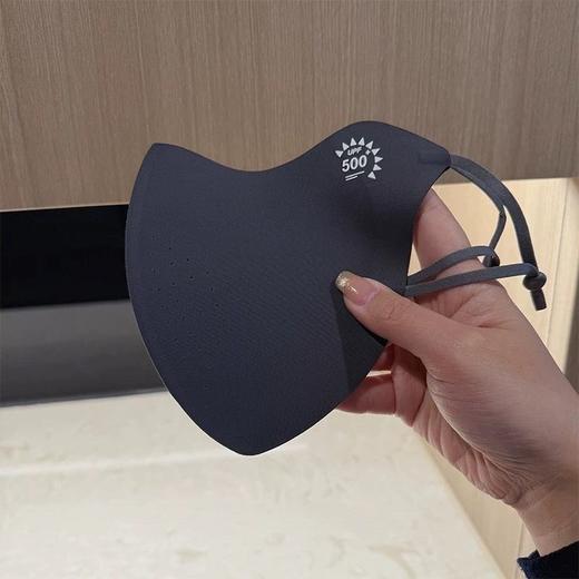 超值两个【无痕透气！防晒口罩】春夏薄款UPF500+冰丝防晒口罩弧型加大冰感透气护眼角7A抑菌。ry 商品图8