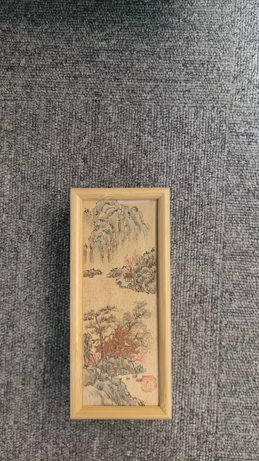 乐盼新  山水茶盒一（5*17） 商品图0