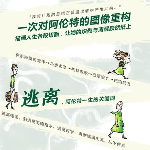 汉娜·阿伦特的三次逃离 |  肯·克里姆斯坦图像小说力作，一次对阿伦特的图像重构，以灵动笔触重现汉娜·阿伦特的传奇一生 商品图1