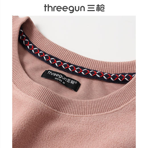 Threegun三枪 超粒绒圆领长袖女衫-23984A011 商品图12