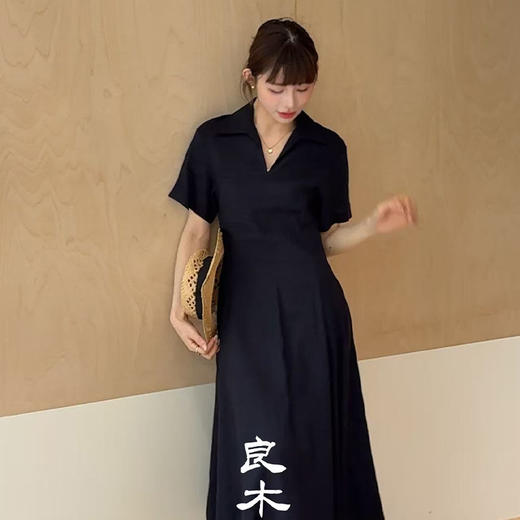 【卖完下架 不退不换】良木礼亚麻连衣裙（25126） 商品图1