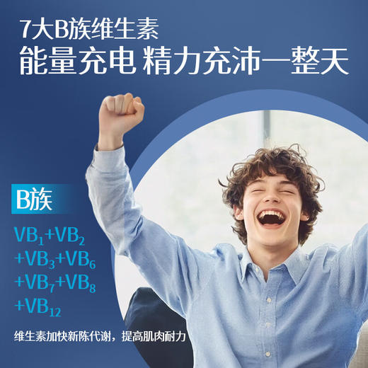 佳思敏（Nature's Way）澳萃维 男性复 合 维生素软糖 100粒/瓶 含多种维生素B族维C镁锌硒生物素 【15种男性营养】 商品图2