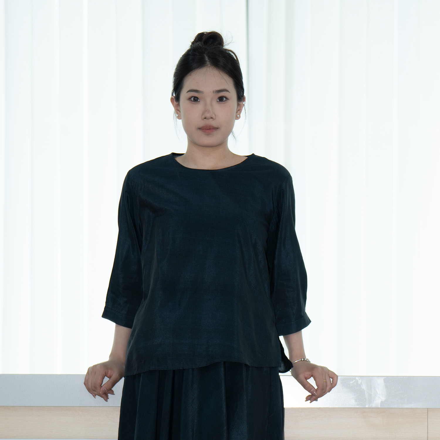 女款柞蚕丝衬衫