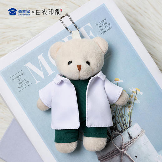 【医生小熊钥匙扣】创意毛绒钥匙扣男女包包钥匙挂件挂饰 商品图6