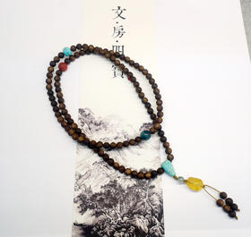 绿奇楠沉香手串0.6×108