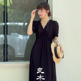 【预售7天】良木礼V领连衣裙（101）