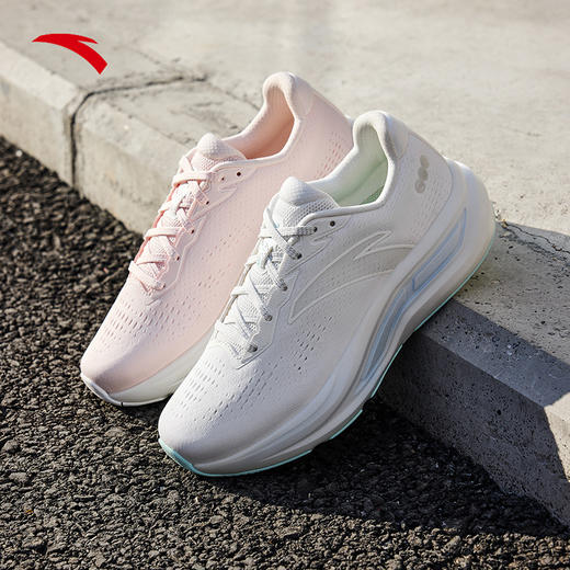 【399任选2件】安踏创跑6代丨缓震舒适软底跑步鞋女夏季透气耐磨运动鞋122535555 商品图0