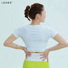 LEANA丽娜休闲运动短袖收腰透气运动休闲短袖不含胸垫LN52016 商品缩略图2