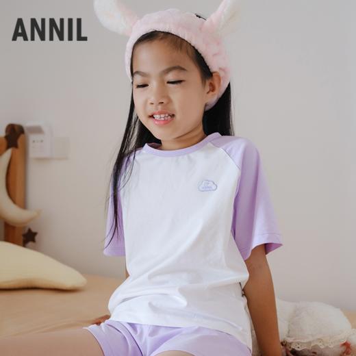男女童短袖套装夏季新款安奈儿童装JM521228 商品图2