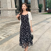 奢姿大码女装2025夏季时尚减龄吊带连衣裙胖妹妹气质优雅碎花裙子9952893947B 商品缩略图4