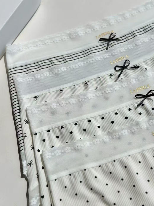 Laperla 香风仙气颜值舒适并存内裤80支超细纤维罗纹 亲肤柔软（一合4条装）均码80～135🉑穿 商品图7