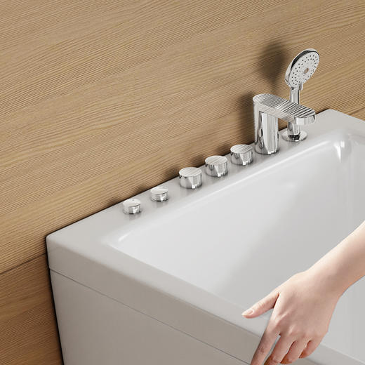 帝王洁具浴缸家用小户型全亚克力迷你缸 商品图4