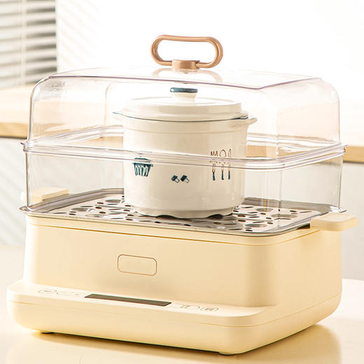 【摩登双盖炖盅】陶瓷双盖炖盅摩登隔水炖汤家用一人份蒸鸡蛋羹小瓦罐燕窝盅 商品图4