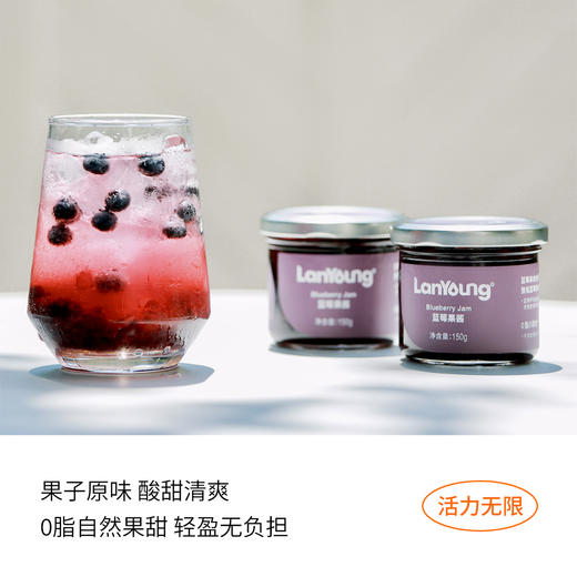 严选 | 蓝莓果酱 果肉含量≥90% 150g/瓶 不添加白砂糖或代糖 不添加一滴水 商品图4