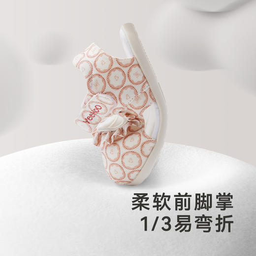 【商场同款】英氏儿童鞋夏季女宝透气步前鞋小凉鞋魔术贴新款 商品图1