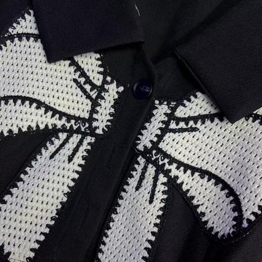 双十二福利【诗铭洛可】XC7667连衣裙蝴蝶结刺绣短款裙 商品图2