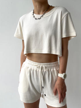 WT｜运动套装 [ 奶白 ]