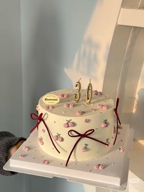 粉樱桃简约（可做双层）