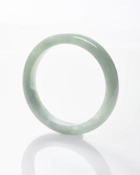 伽罗JALO A货翡翠手镯SGE07155