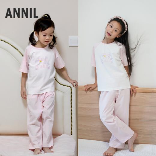 男女童短袖套装夏季新款安奈儿童装JM521227 商品图0