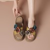 【头层牛皮】厚底手工花朵拖鞋女夏季名族风轻便外穿凉拖-BB 商品缩略图6