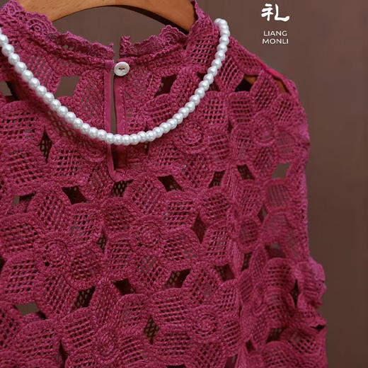 【预售7天】良木礼镂空小衫（2903） 商品图4