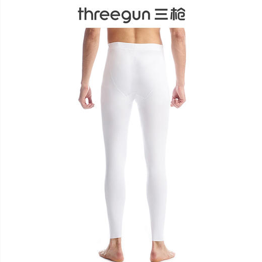 Threegun三枪【匠心系列-120支丝柔皮马棉】男士打底裤保暖长裤-60761B921 商品图5