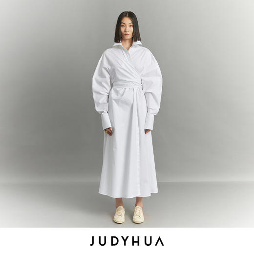 JUDYHUA 苏醒系列解构袖子收腰连衣裙 商品图0