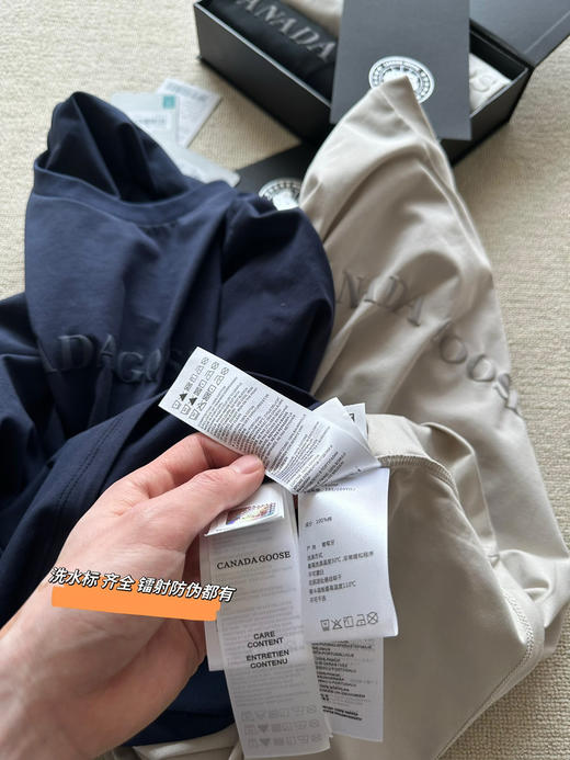 鹅。圆领衫。一盒两件。 黑色白色/1盒。  灰色蓝色/1盒 商品图11