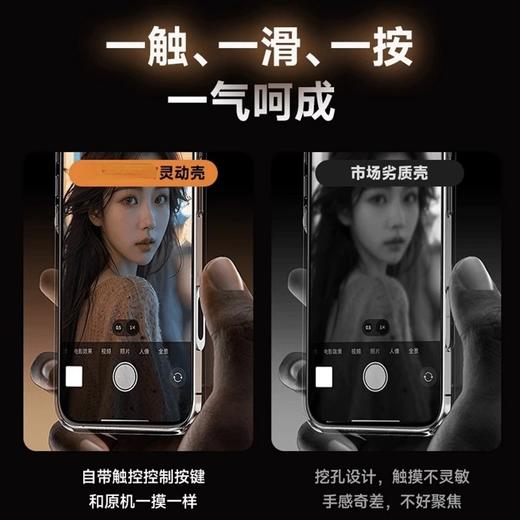 【贴心设计，完美贴合！】高品质官方灵动按键 适用苹果16promax手机壳 相机触控防摔16pro/16-QQ 商品图3