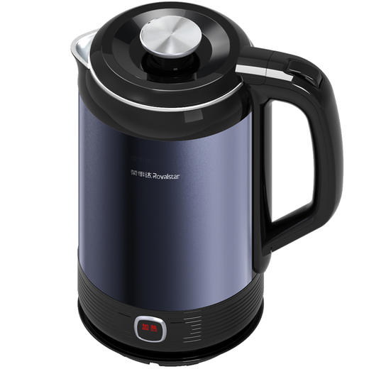 甄选 | 【快速烧水 双层防烫】荣事达电热水壶2升烧水壶暖水壶开水壶家用304不锈钢大功率RS-KT200D 商品图3