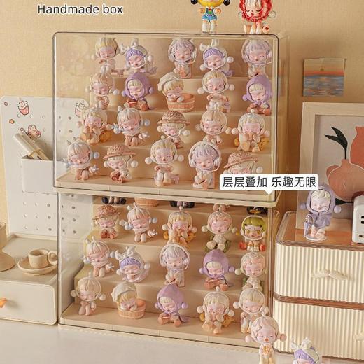 【盲盒收纳展示架，透明亚克力材质！】盲盒收纳展示架 乐高手办娃娃透明摆柜 防尘亚克力泡泡玛特展示盒子-QQ 商品图0